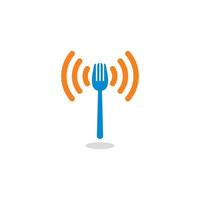 Fork Tech Vector , Food Logo