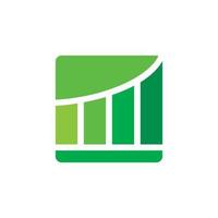 logotipo de contabilidad financiera, logotipo abstracto financiero vector