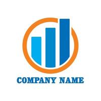 financial logo , graph logo vector