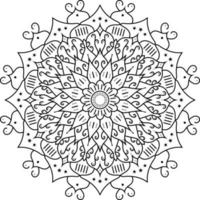 mandala background design vector