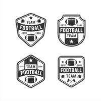 Football Team Set Vector Logos