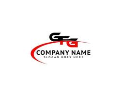 Initial Letter GFG Logo Template Design vector