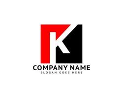 Initial Letter K Logo Template Design vector