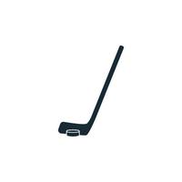 elementos de plantilla de diseño de icono de deporte de hockey vector