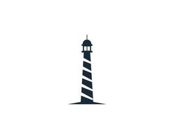 Light Beam, Lighthouse Icon Vector Logo Template Illustration Design