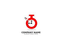 Time clock logo design template vector