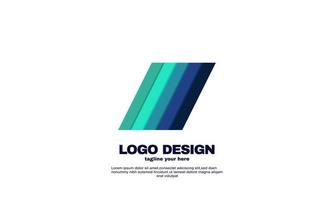 stock vector abstract simple eye catching brand identity company business logo design template