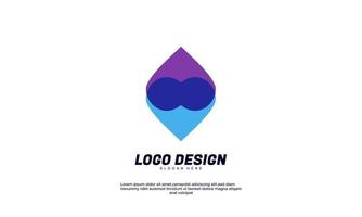 stock vector abstract creative idea love for company building or business transparent color design