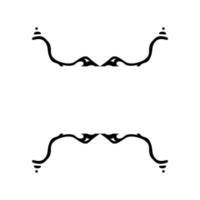 diseño de adornos abstractos, diseño de adornos para leer la página del libro vector