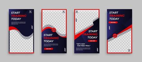 Editable Sosial media post and story design template vector. easy for use vector