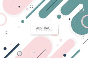 Abstract flat geometric background vector