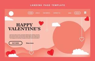 happy valentines day social media poster banner flyer pattern event abstract layout illustration background february party wallpaper template label backdrop modern vector design sale red romantic red