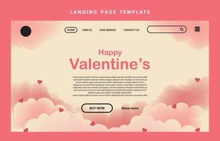 happy valentines day social media poster banner flyer pattern event abstract layout illustration background february party wallpaper template label backdrop modern vector design sale red romantic red