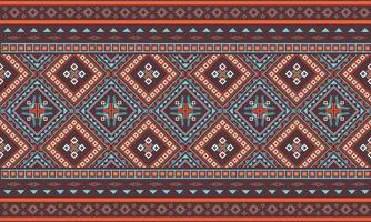 Abstract ethnic geometric pattern design for background or wallpaper. vector