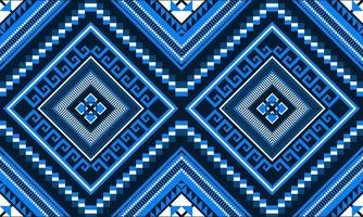 Geometric ethnic oriental ikat seamless pattern. vector