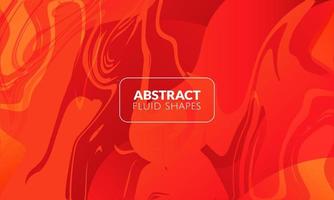 Abstract Red Fluid Wave Background vector