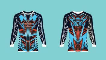 diseño de vector de rayas de ropa deportiva abstracta