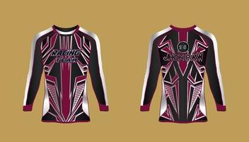 diseño de vector de rayas de ropa deportiva abstracta