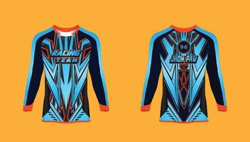 diseño de vector de rayas de ropa deportiva abstracta