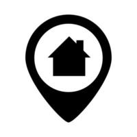 house location pin vector