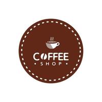 Coffee shop logo vector