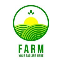 Farm logo vector