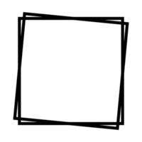 Square frame with offset vector