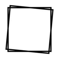 Square frame with offset vector