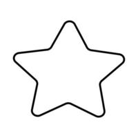 A star with rounded corners