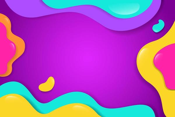 Abstract Background Vector. Fluid poster cover template.