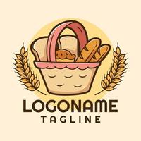 Bread logo template, Suitable for restaurant and bakery vector