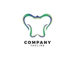 Vector illustration of pelvic bone logo template