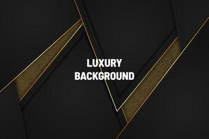 Modern luxury background black and gold with element vector