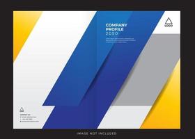 corporate company profile cover vector