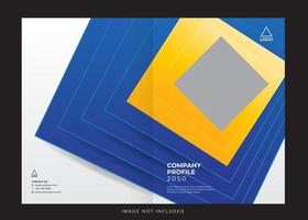 corporate company profile cover vector