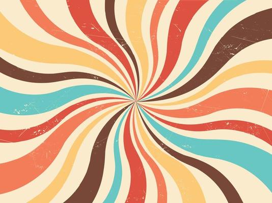 Twisted retro burst background