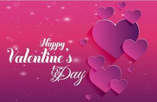 Valentine's Day Background vector