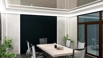 3d render office interior design - executive meeting room photo