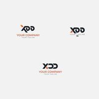 XDD logo simple X bundle Letter X variations logo vector