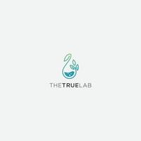 Lab Leaves medicine healthy logo vector