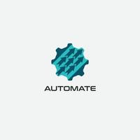 Engineering automate system control logo vector