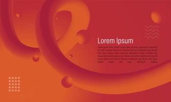 Background abstract fluid shape landing page with background gradient vector