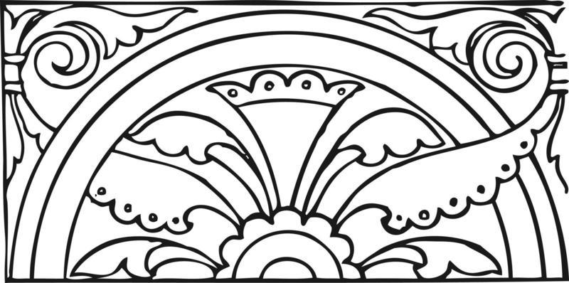 Print Vector drawing of ornamental frames Decorative Ornate Elements Vintage Badges, Labels and Frames