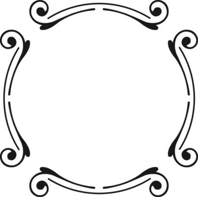 Print Vector drawing of ornamental frames Decorative Ornate Elements Vintage Badges, Labels and Frames