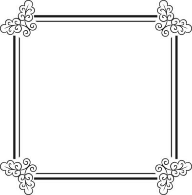 Print Vector drawing of ornamental frames Decorative Ornate Elements Vintage Badges, Labels and Frames