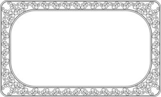 Print Vector drawing of ornamental frames Decorative Ornate Elements Vintage Badges, Labels and Frames