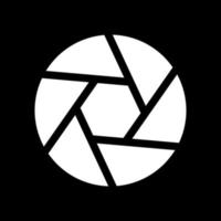 Camera lens shutter it is icon . vector