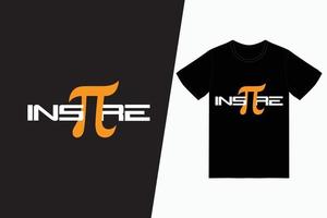 Inspire Pi day TShirt vector