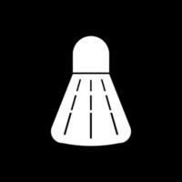 Badminton shuttlecock it is white icon . vector