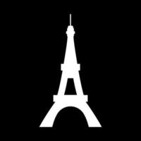 torre eiffel es icono. vector